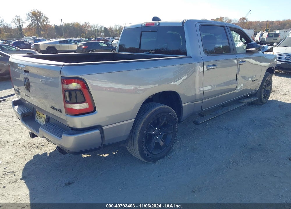 2021 RAM 1500 BIG HORN 4X4 5'7 BOX VIN: 1C6SRFFT4MN537893