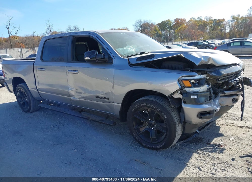 2021 RAM 1500 BIG HORN 4X4 5'7 BOX VIN: 1C6SRFFT4MN537893
