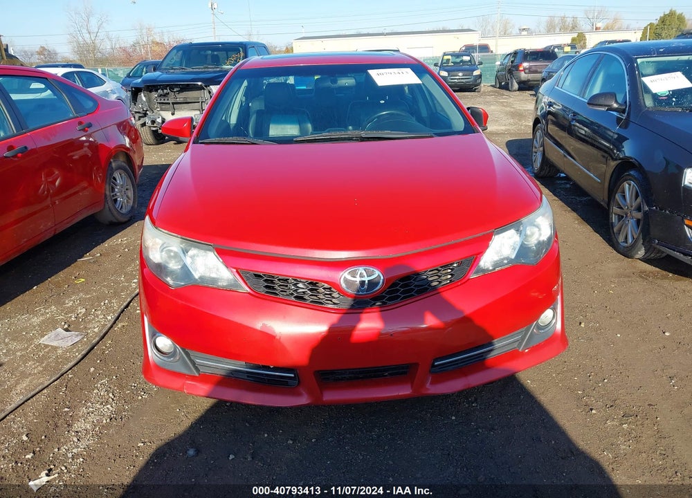 2012 TOYOTA CAMRY SE VIN: 4T1BF1FK2CU608536