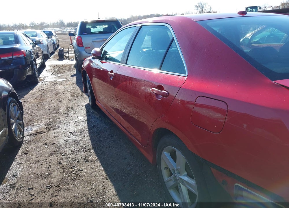 2012 TOYOTA CAMRY SE VIN: 4T1BF1FK2CU608536
