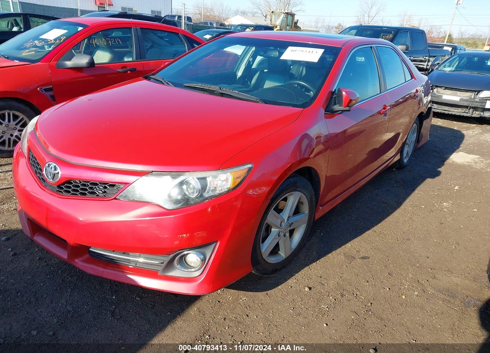 2012 TOYOTA CAMRY SE VIN: 4T1BF1FK2CU608536