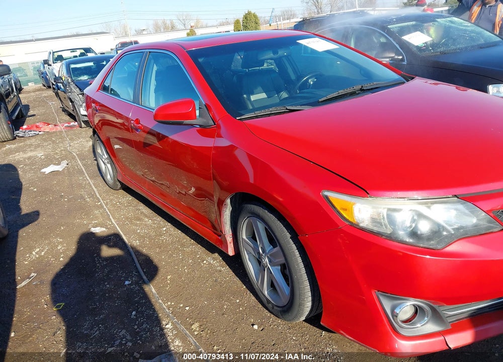 2012 TOYOTA CAMRY SE VIN: 4T1BF1FK2CU608536