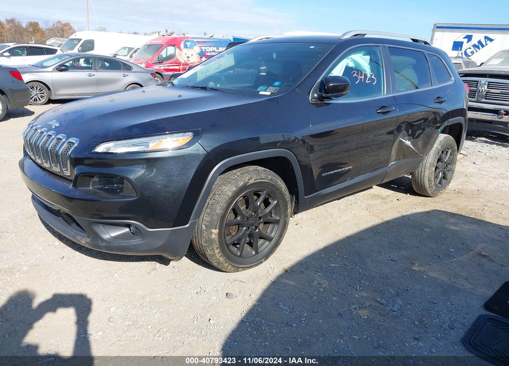 2016 JEEP CHEROKEE LATITUDE VIN: 1C4PJMCB8GW197202