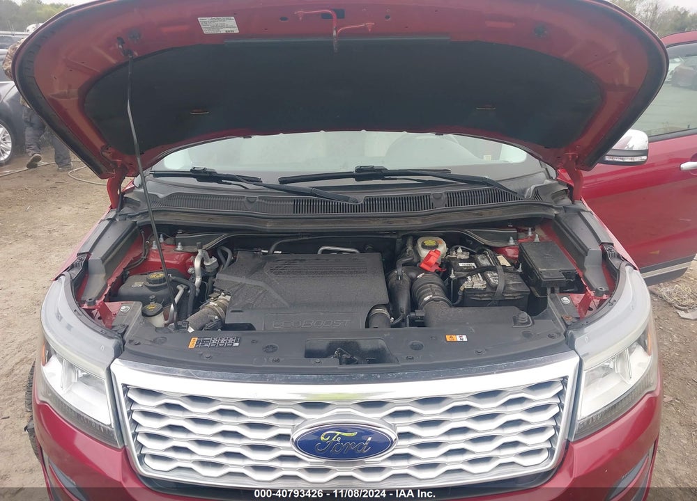 2016 FORD EXPLORER PLATINUM VIN: 1FM5K8HT4GGD22215