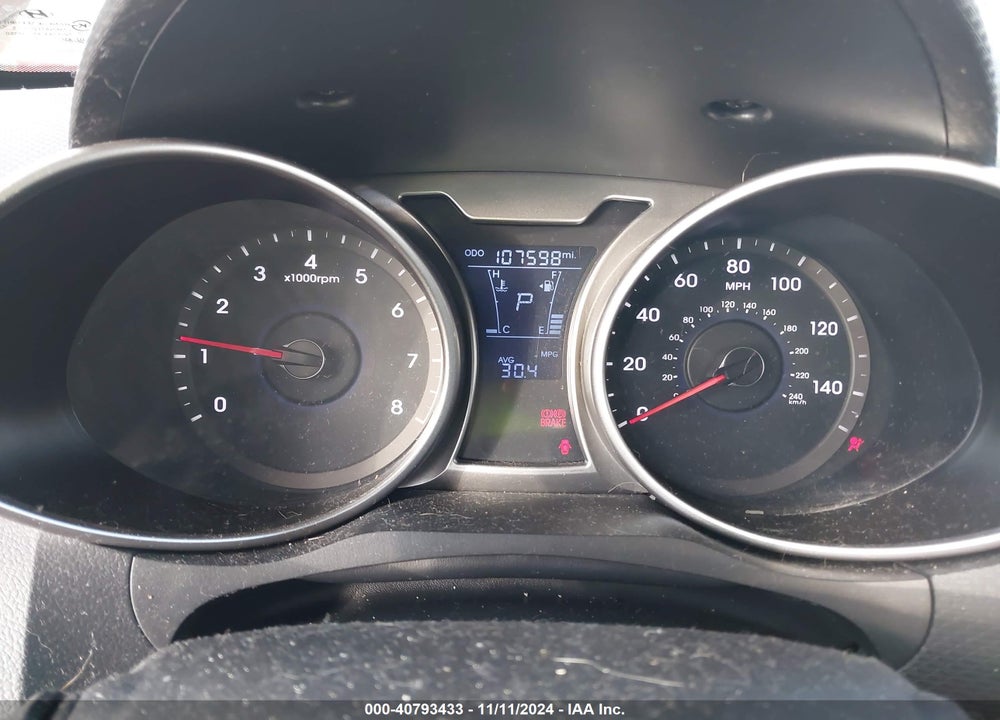2013 HYUNDAI VELOSTER BASE W/BLACK VIN: KMHTC6AD5DU137339