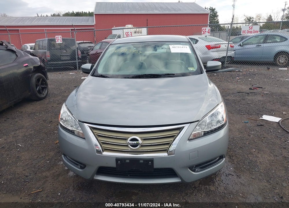 2013 NISSAN SENTRA SV VIN: 3N1AB7APXDL707024