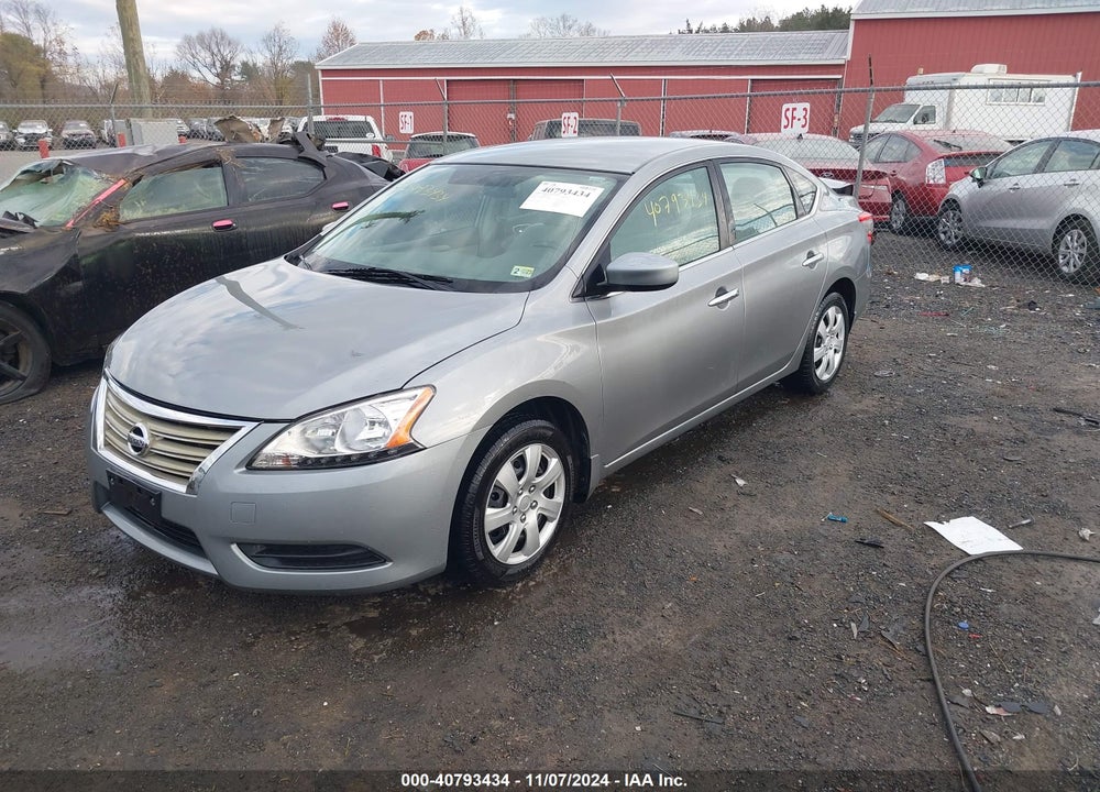 2013 NISSAN SENTRA SV VIN: 3N1AB7APXDL707024