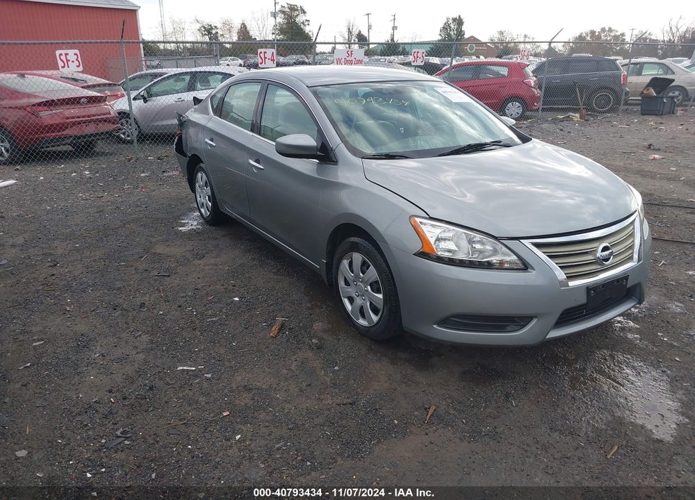2013 NISSAN SENTRA SV VIN: 3N1AB7APXDL707024