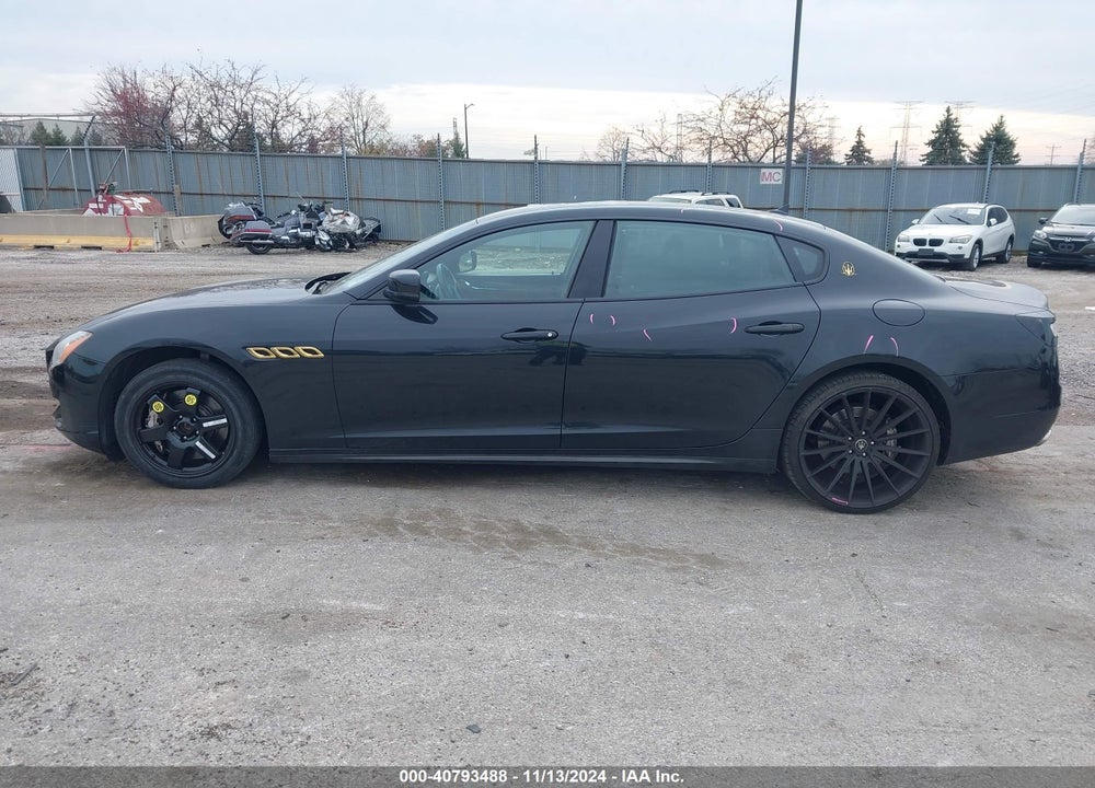 2014 MASERATI QUATTROPORTE VIN: ZAM56RRA0E1084175