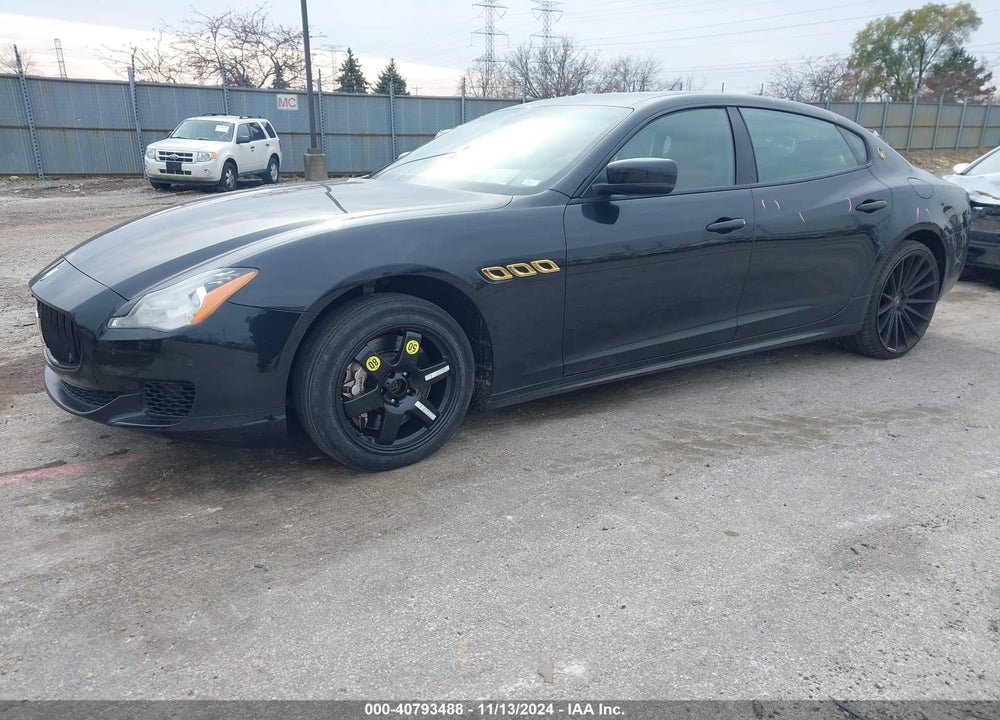 2014 MASERATI QUATTROPORTE VIN: ZAM56RRA0E1084175