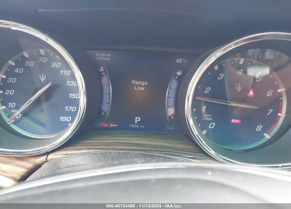 2014 MASERATI QUATTROPORTE VIN: ZAM56RRA0E1084175