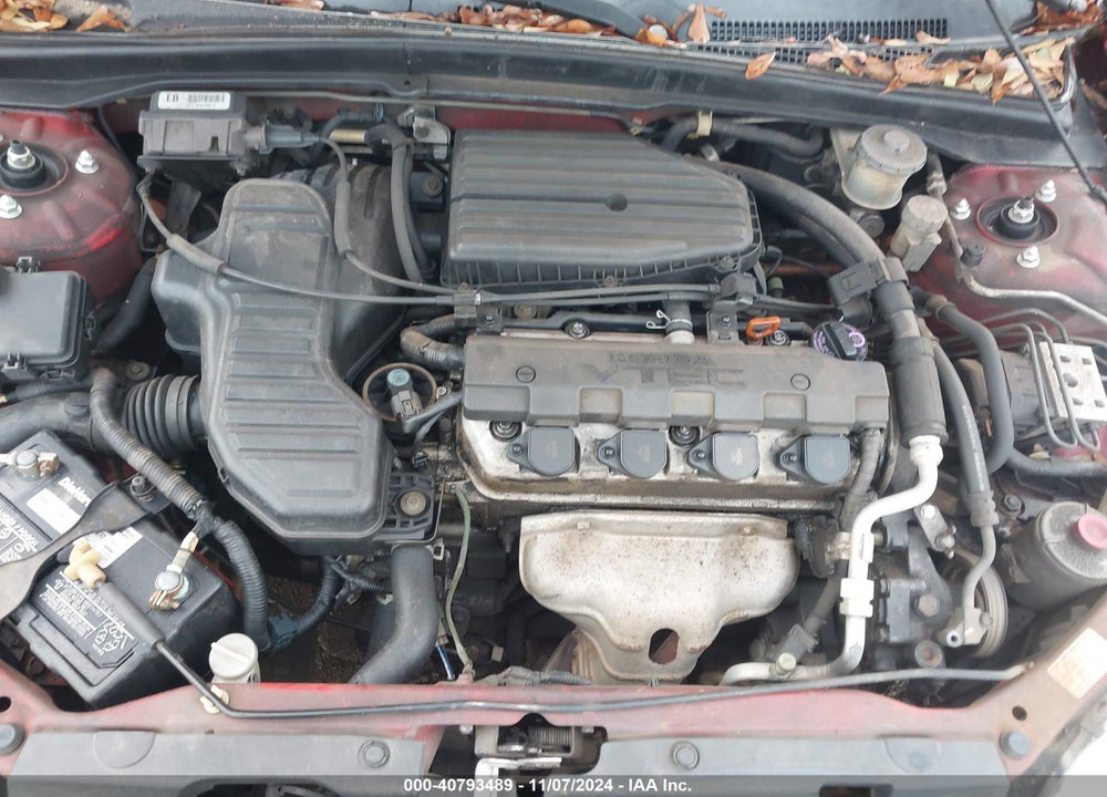 2001 HONDA CIVIC EX VIN: 1HGEM21951L082649