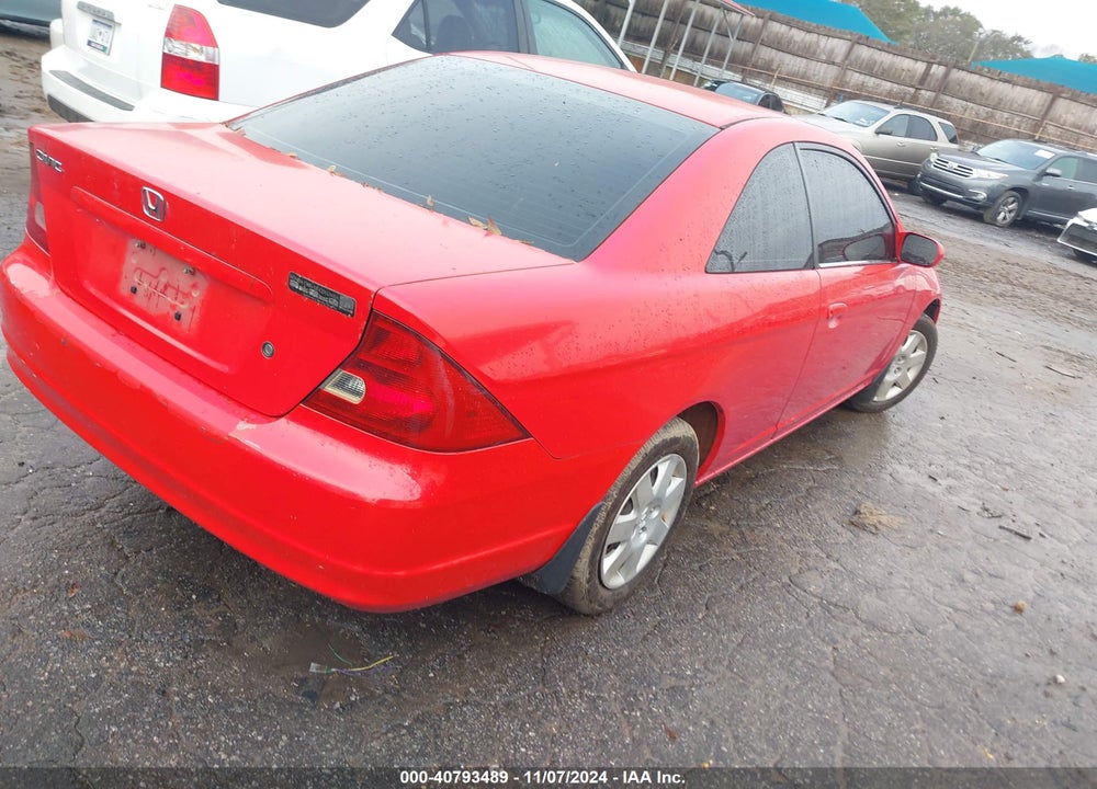 2001 HONDA CIVIC EX VIN: 1HGEM21951L082649