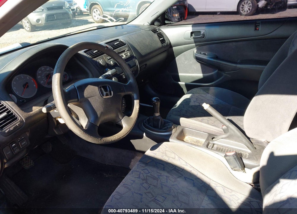 2001 HONDA CIVIC EX VIN: 1HGEM21951L082649