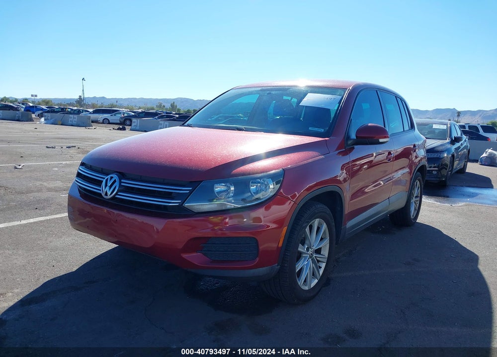 2014 VOLKSWAGEN TIGUAN SE VIN: WVGBV3AX9EW052024