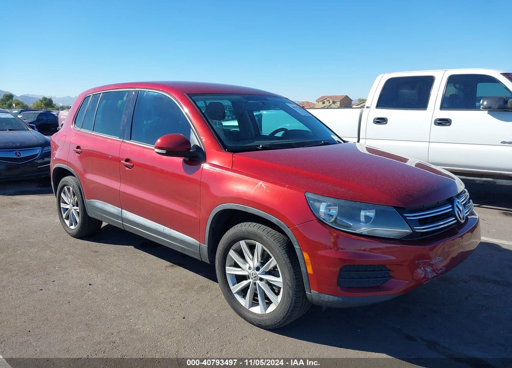 2014 VOLKSWAGEN TIGUAN SE VIN: WVGBV3AX9EW052024