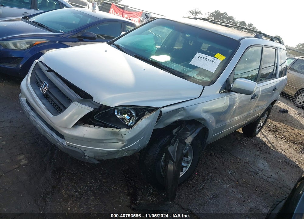 2003 HONDA PILOT EX VIN: 2HKYF18493H584842