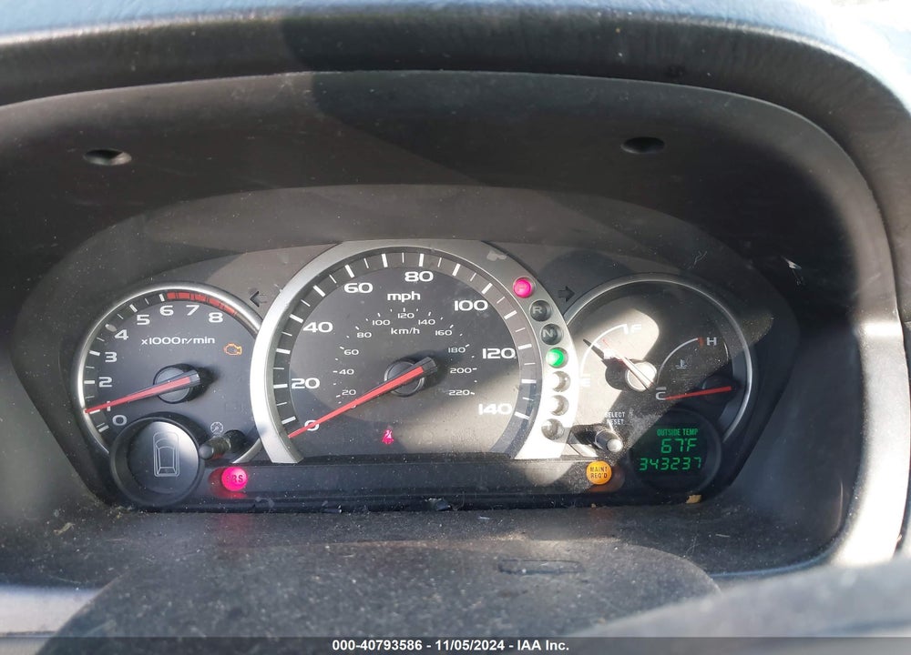2003 HONDA PILOT EX VIN: 2HKYF18493H584842