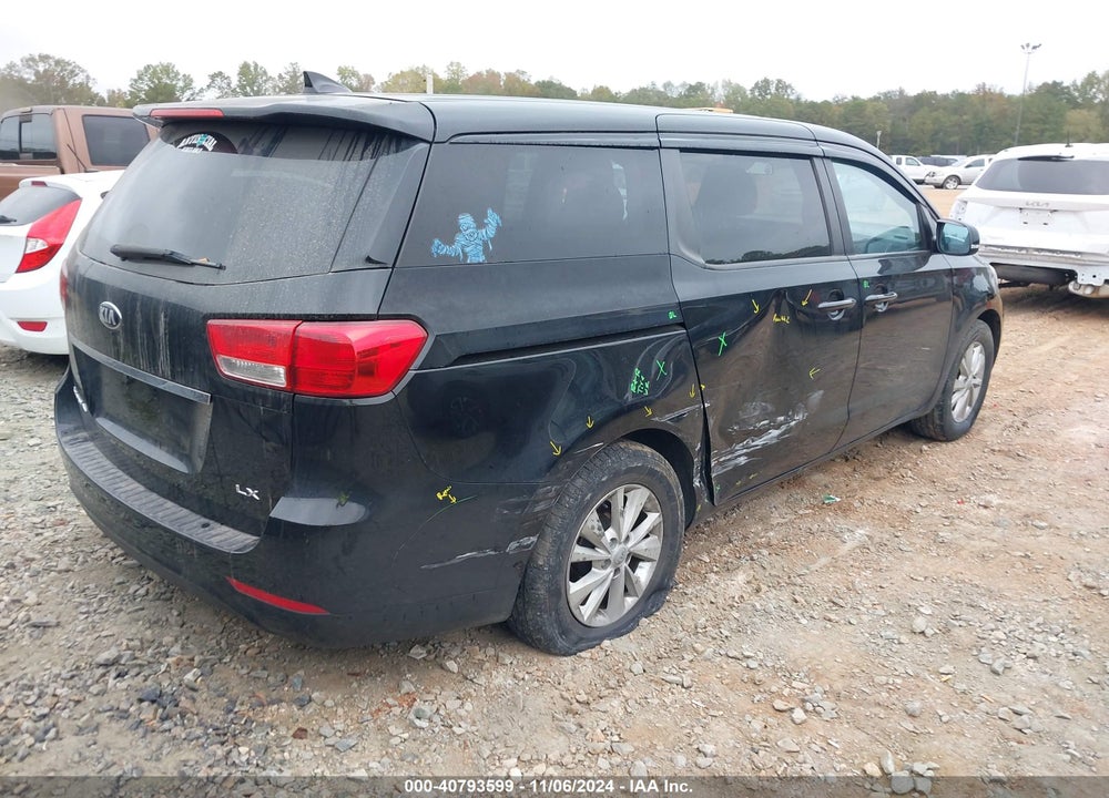 2017 KIA SEDONA LX VIN: KNDMB5C17H6221424