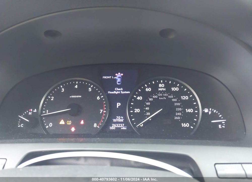 2013 LEXUS LS 460 VIN: JTHBL5EF0D5120916
