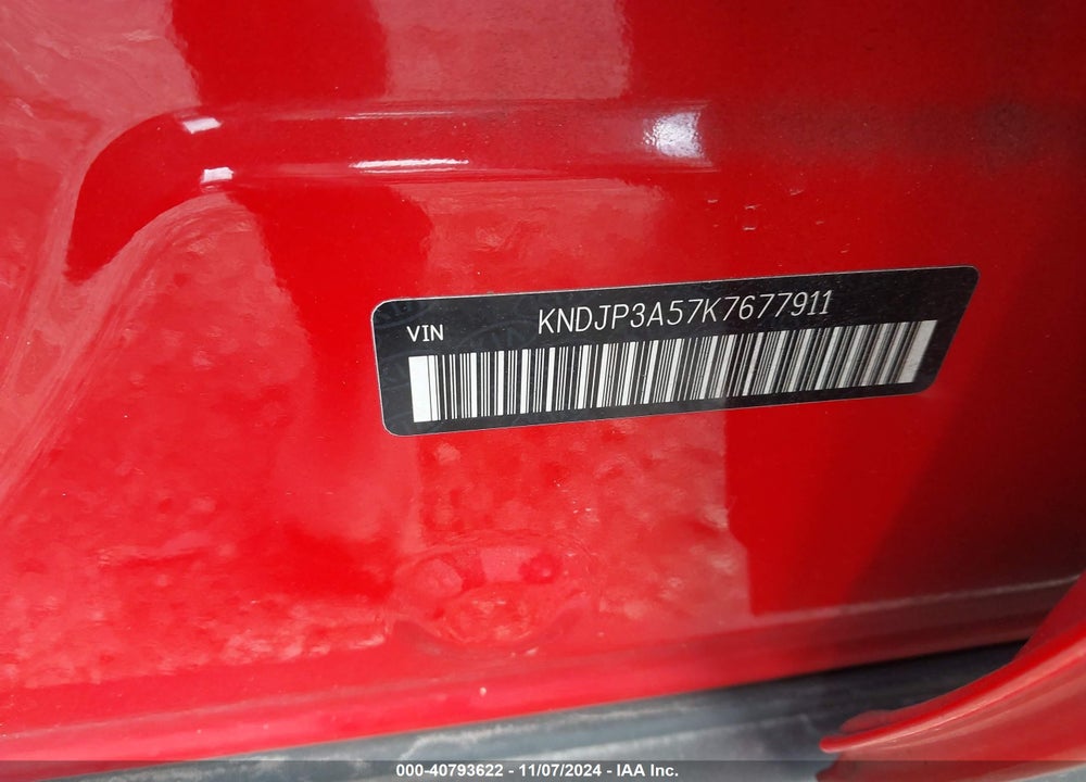 2019 KIA SOUL VIN: KNDJP3A57K7677911