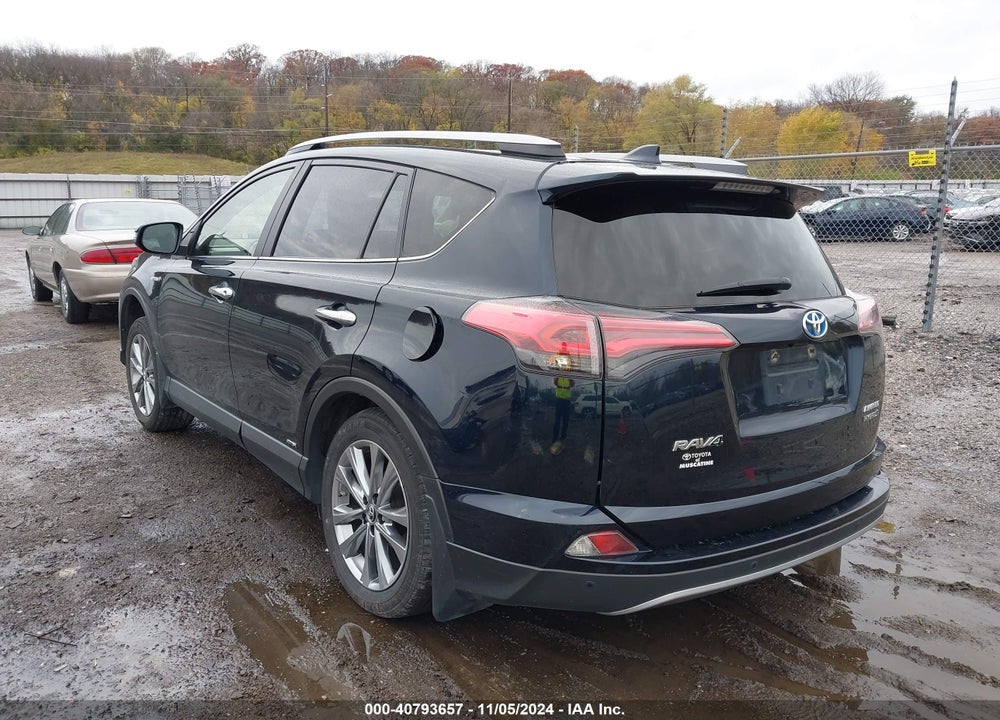 2017 TOYOTA RAV4 HYBRID LIMITED VIN: JTMDJREV2HD086052
