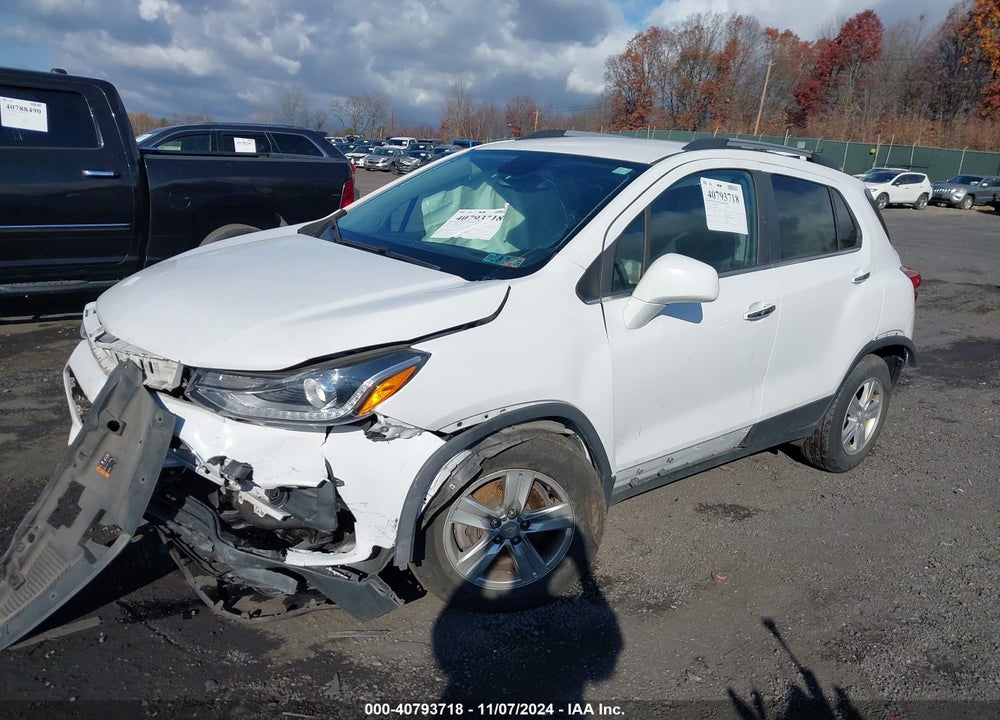 2019 CHEVROLET TRAX LT VIN: 3GNCJPSB8KL360146