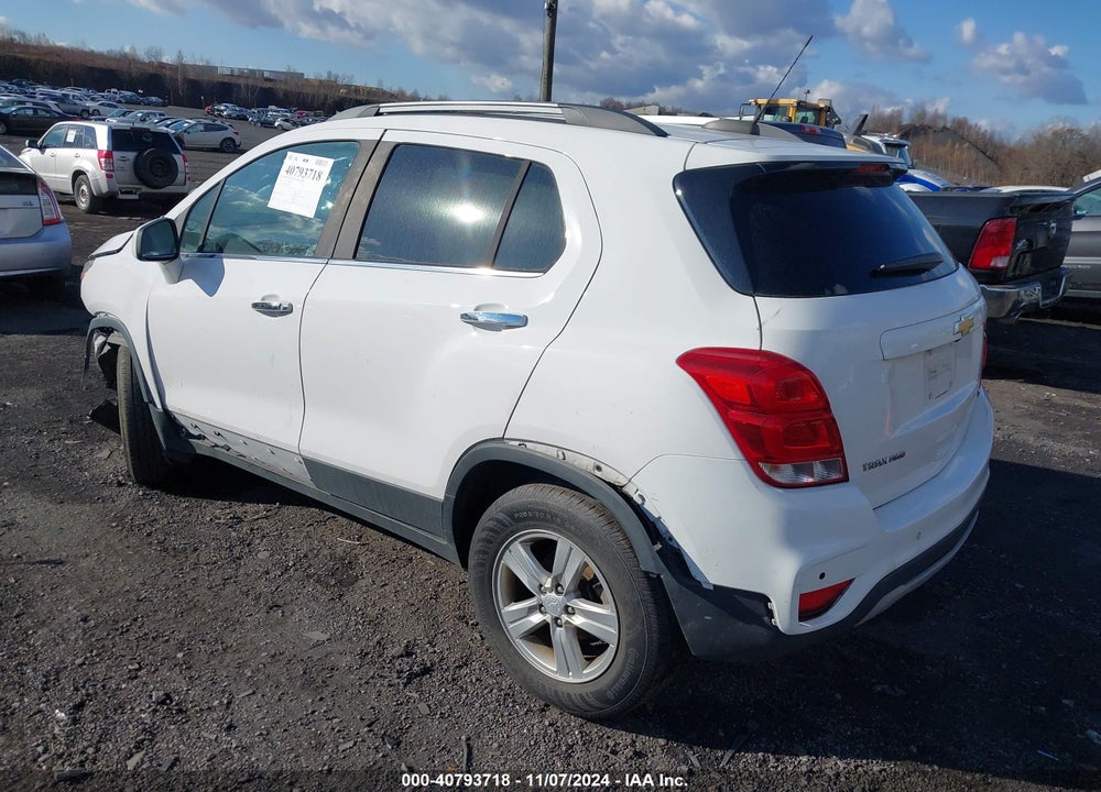 2019 CHEVROLET TRAX LT VIN: 3GNCJPSB8KL360146