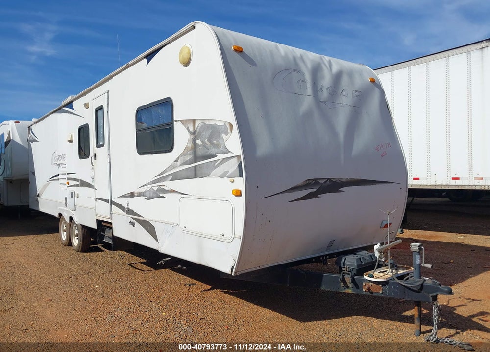 2007 COUGAR TRAVEL TRAILER VIN: 4YDT3042472507396