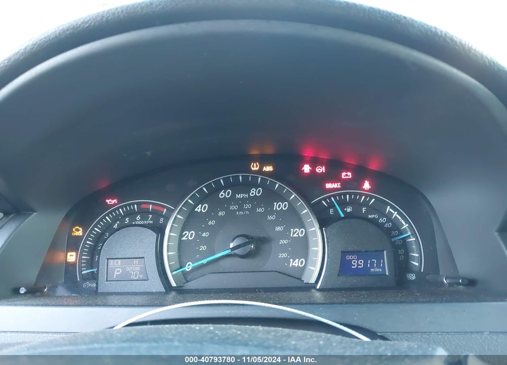 2012 TOYOTA CAMRY LE VIN: 4T4BF1FK8CR235461
