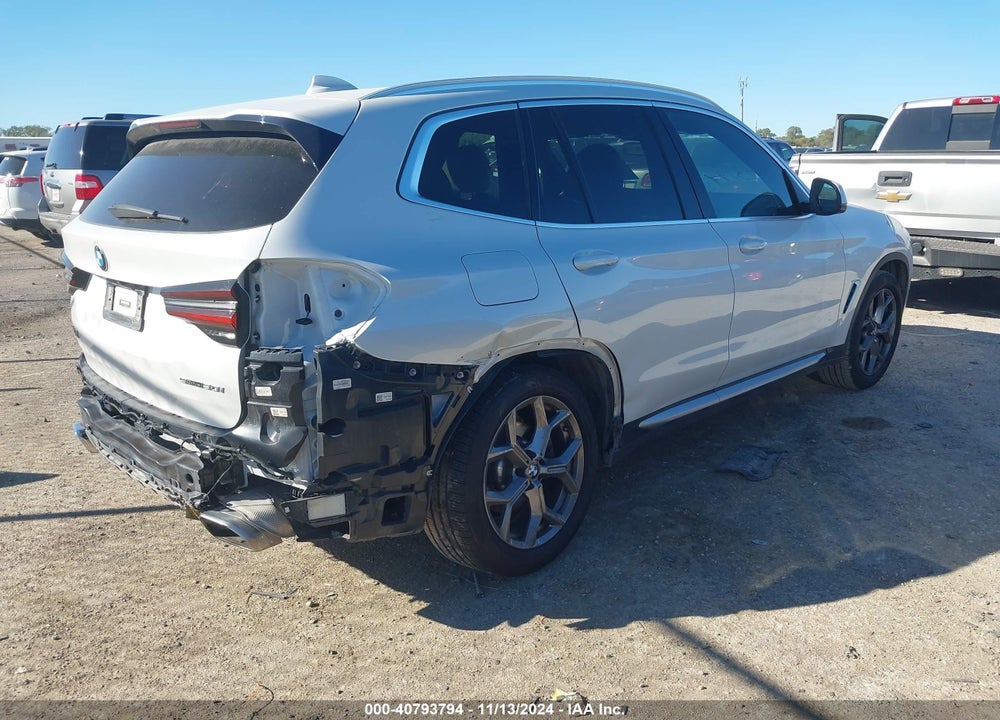 2022 BMW X3 SDRIVE30I VIN: 5UX43DP01N9J43207