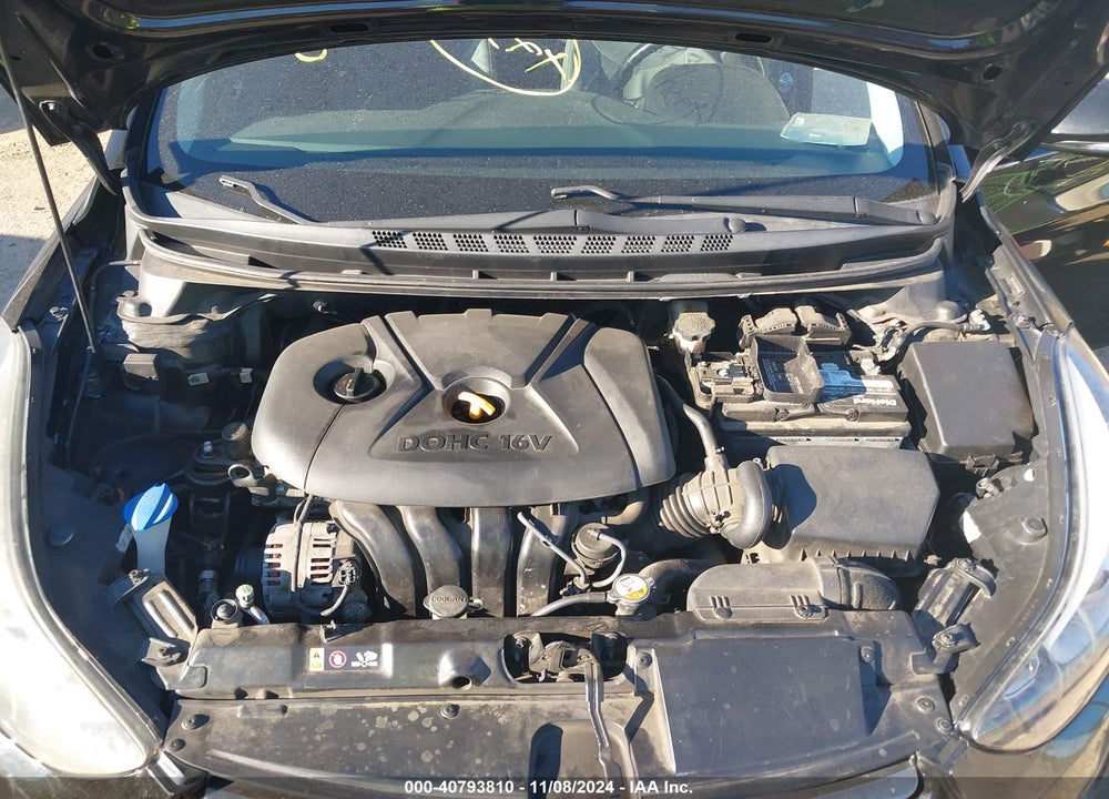 2014 HYUNDAI ELANTRA LIMITED VIN: 5NPDH4AEXEH542034