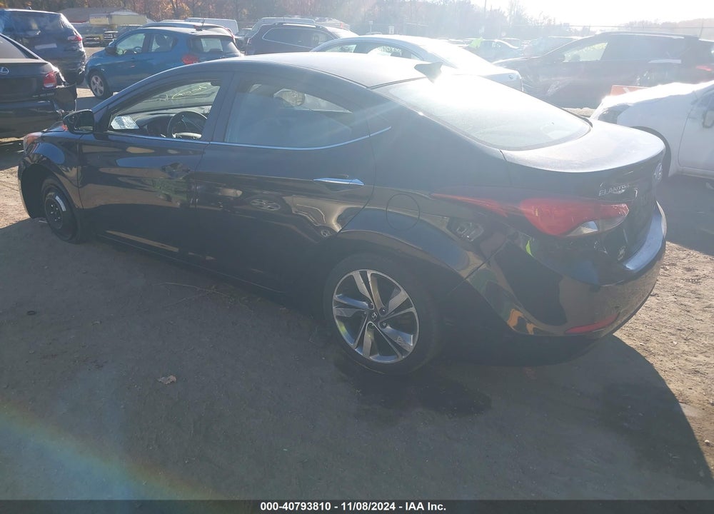 2014 HYUNDAI ELANTRA LIMITED VIN: 5NPDH4AEXEH542034