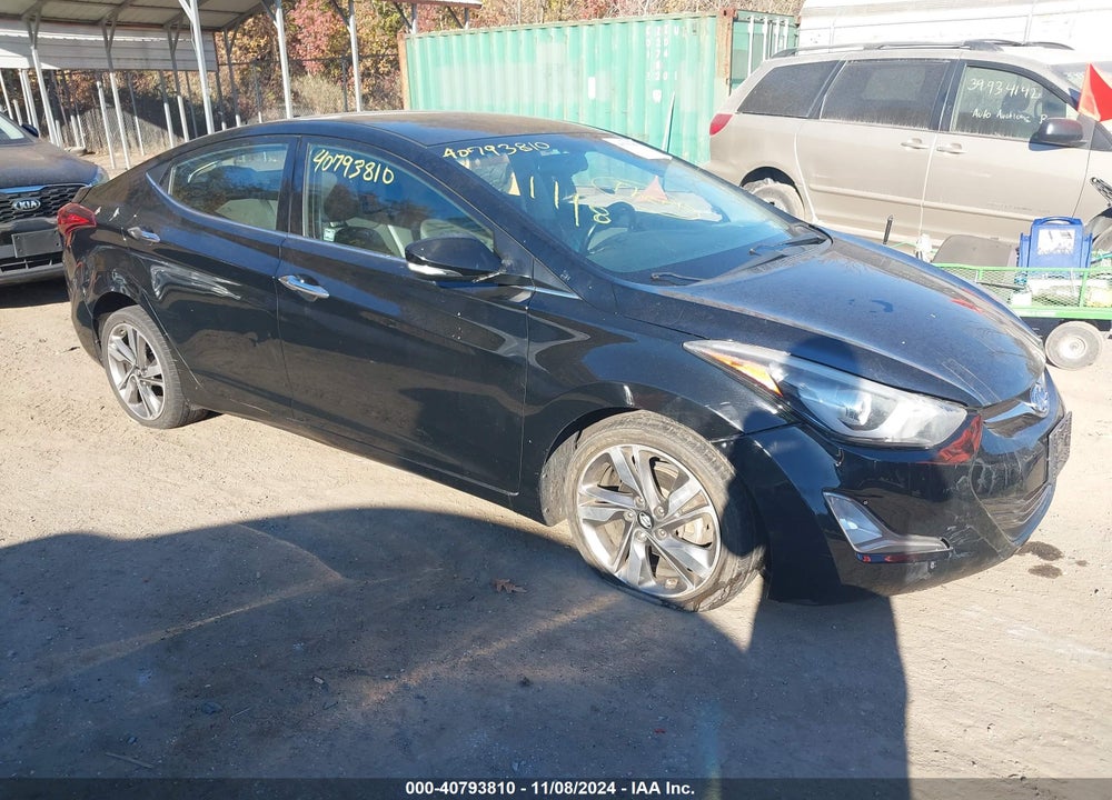 2014 HYUNDAI ELANTRA LIMITED VIN: 5NPDH4AEXEH542034