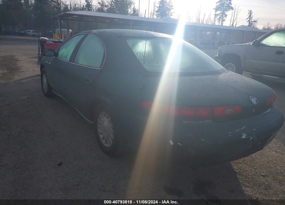 1999 MERCURY SABLE GS VIN: 1MEFM50S0XA626180