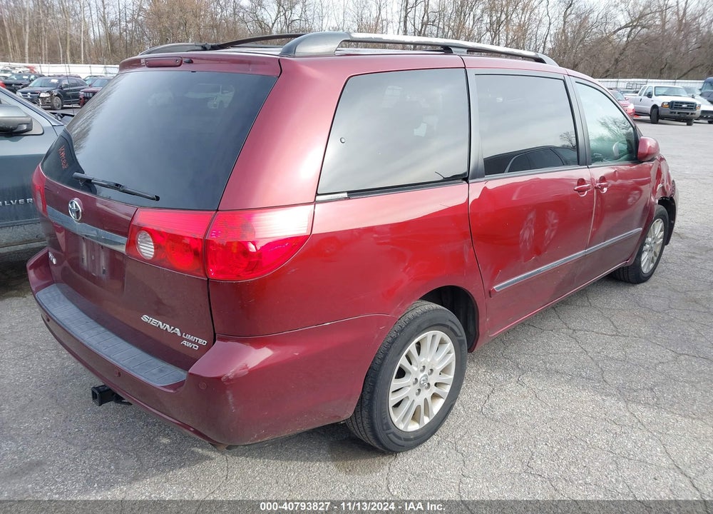 2008 TOYOTA SIENNA LIMITED VIN: 5TDBK22CX8S014342