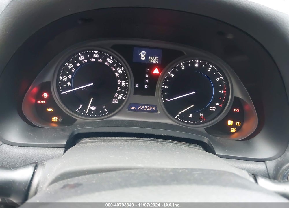 2007 LEXUS IS 350 VIN: JTHBE262872008827