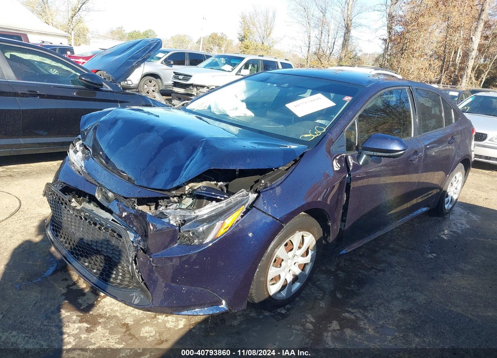 2020 TOYOTA COROLLA LE VIN: JTDEPRAE1LJ025102