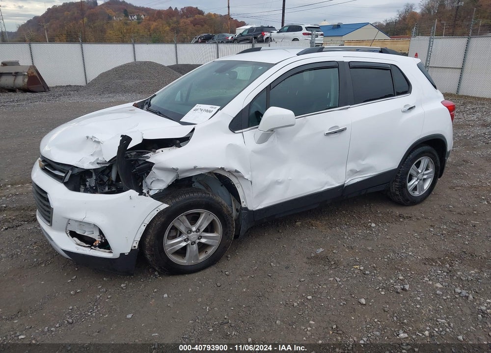 2017 CHEVROLET TRAX LT VIN: 3GNCJLSB1HL217766