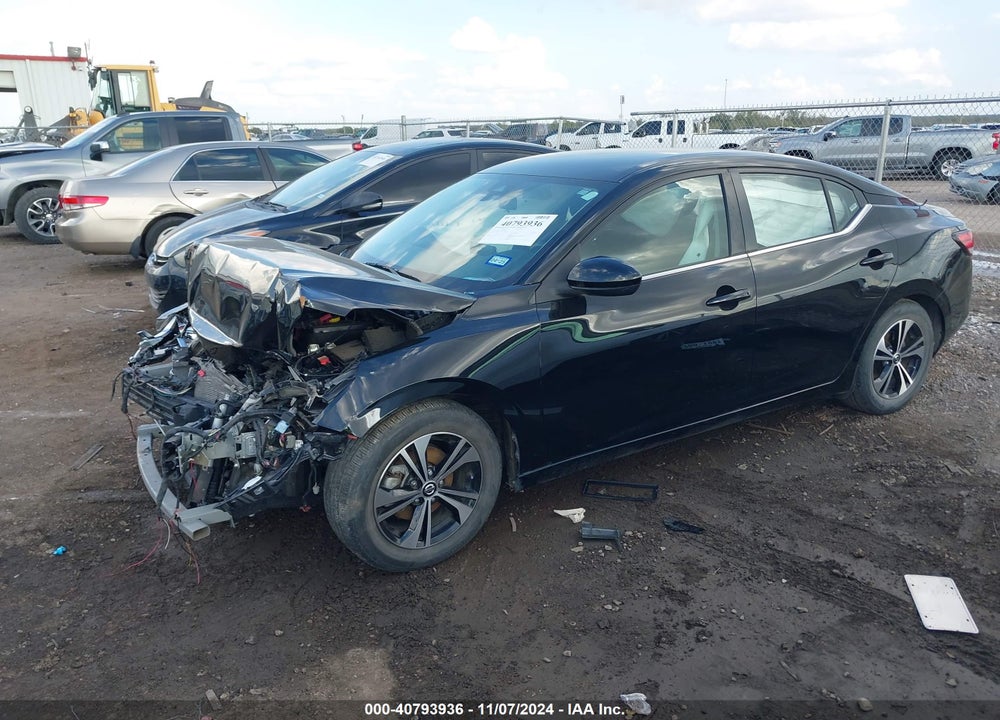 2022 NISSAN SENTRA SV XTRONIC CVT VIN: 3N1AB8CV5NY242836