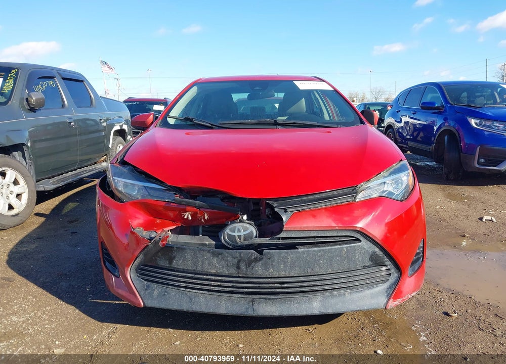 2017 TOYOTA COROLLA LE VIN: 2T1BURHEXHC775845