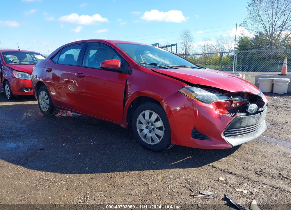 2017 TOYOTA COROLLA LE VIN: 2T1BURHEXHC775845