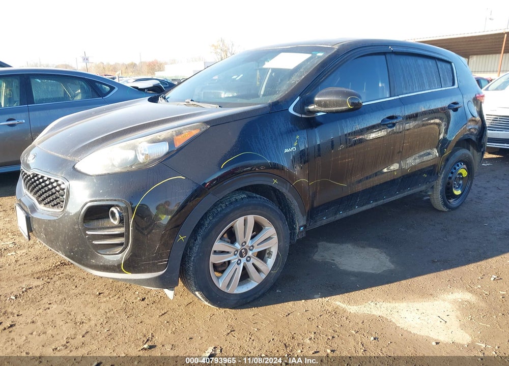 2017 KIA SPORTAGE LX VIN: KNDPMCAC2H7034120