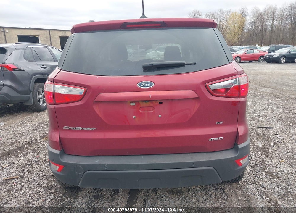 2020 FORD ECOSPORT SE VIN: MAJ6S3GL7LC334251