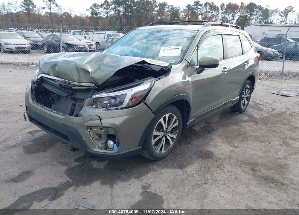 2021 SUBARU FORESTER LIMITED VIN: JF2SKAUC3MH505018