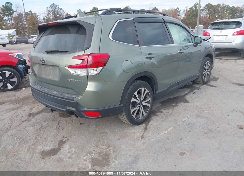 2021 SUBARU FORESTER LIMITED VIN: JF2SKAUC3MH505018