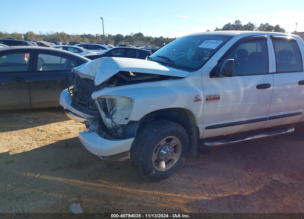 2007 DODGE RAM 2500 SLT/TRX4 OFF ROAD/SPORT/POWER WAGON VIN: 1D7KS28A97J618004