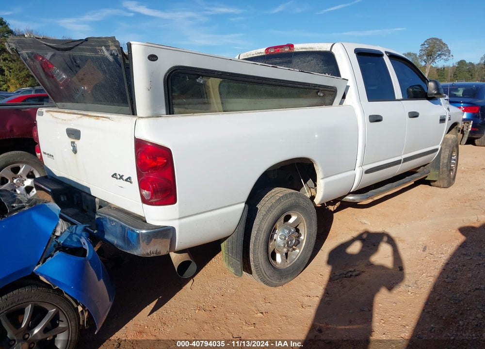 2007 DODGE RAM 2500 SLT/TRX4 OFF ROAD/SPORT/POWER WAGON VIN: 1D7KS28A97J618004