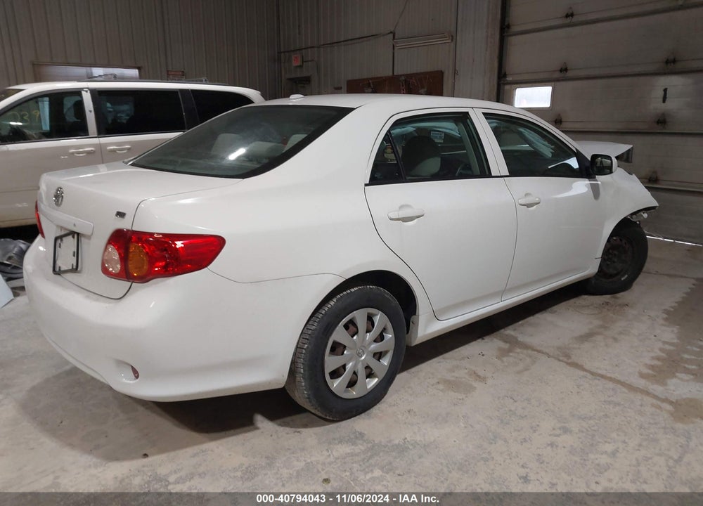 2009 TOYOTA COROLLA LE VIN: 2T1BU40E69C147085
