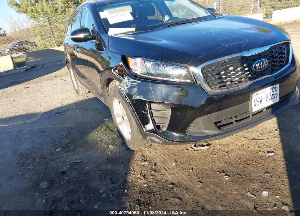 2019 KIA SORENTO 2.4L LX VIN: 5XYPGDA39KG592294
